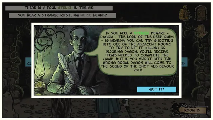 Lovecraft Quest - A Comix Game android App screenshot 5